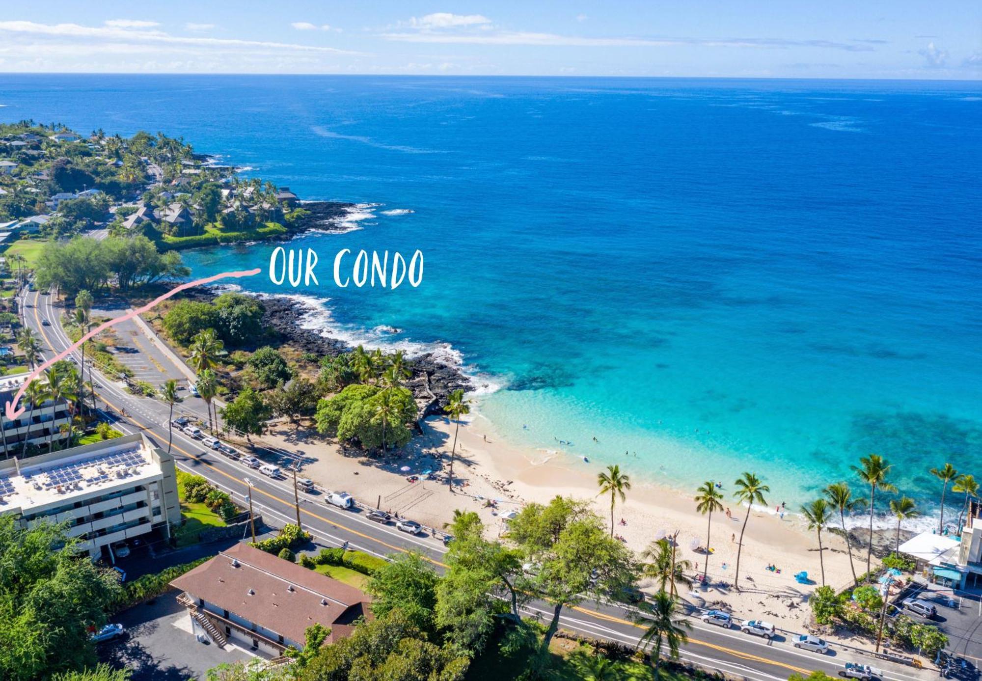 Magic Sands Beach View, 2B2B, Ac, Pool, Sleeps 6 Kailua-Kona Luaran gambar